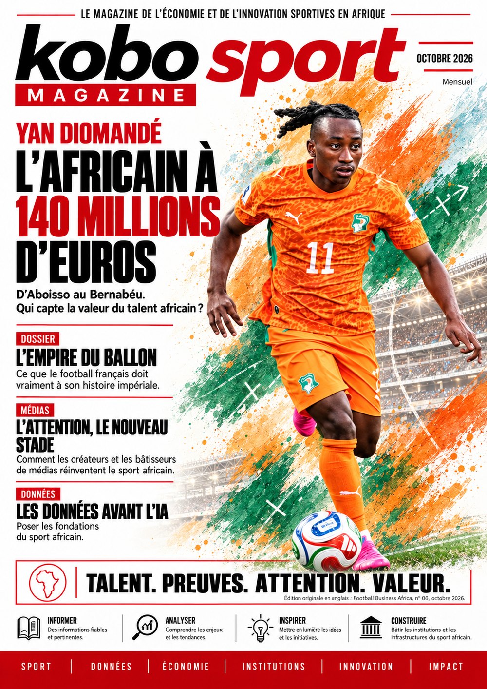 Couverture de Kobo Sport Magazine, octobre 2026