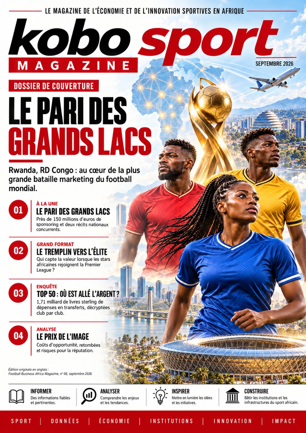 Couverture de Kobo Sport Magazine, septembre 2026