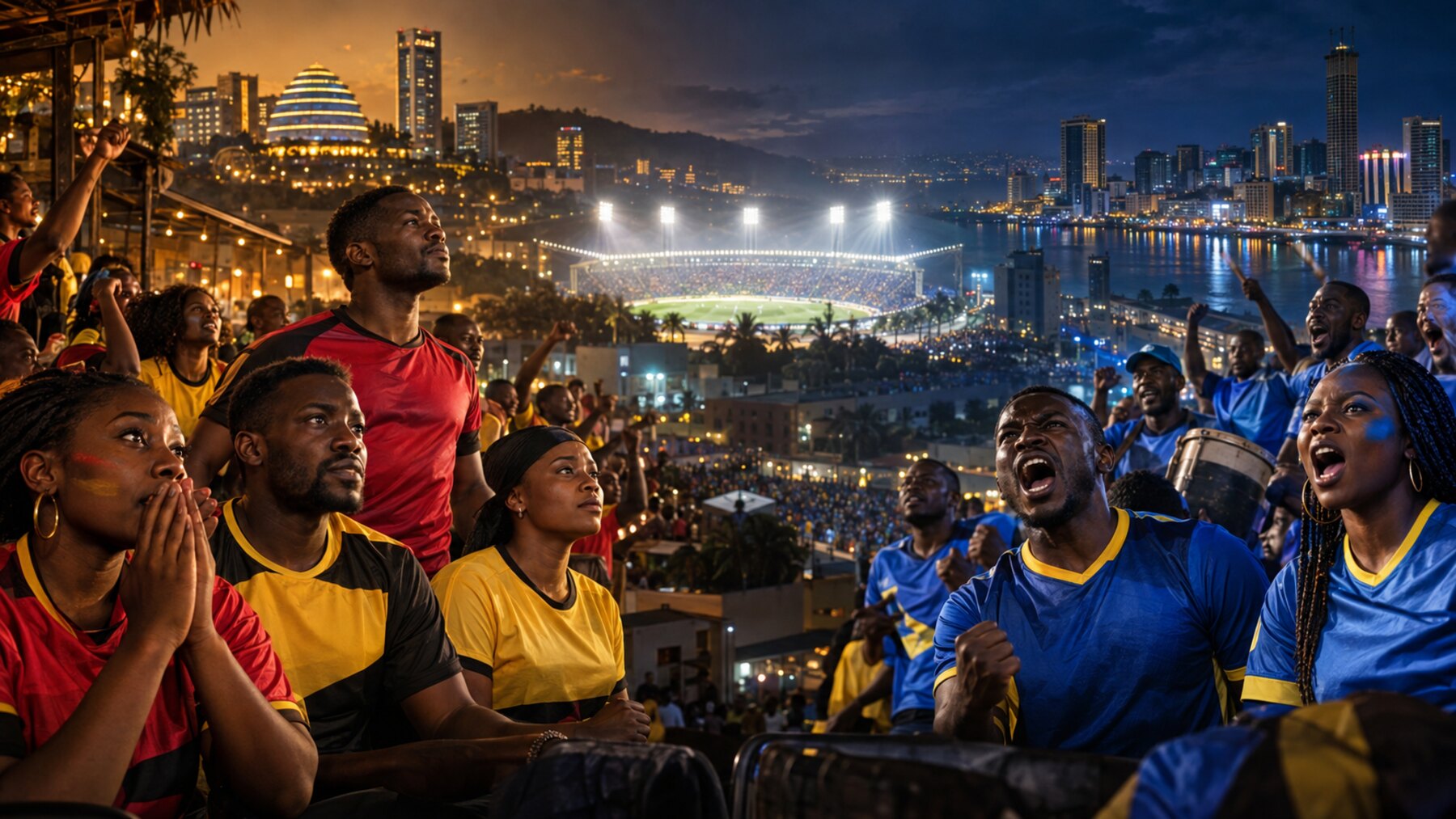 Supporters de Kigali et de Kinshasa sous les projecteurs du football mondial